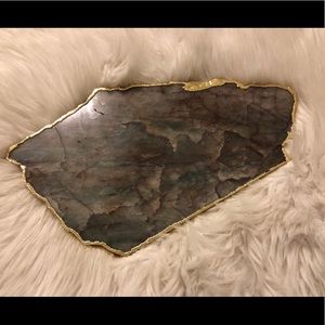 Anthropologie Agate cheese board